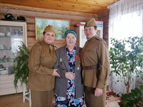 Бикбау авыл җирлегендә яшәүче тыл ветераннарына юбилей медальләре тапшырылды