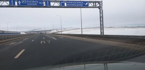 Гасыр төзелеше: яңа юлдан көн саен уртача унике мең машина йөргән