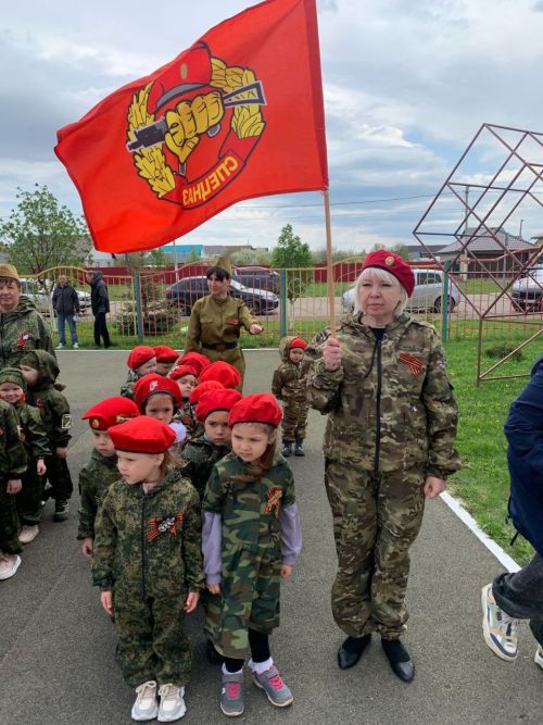 В детском саду № 11 «Шатлык» прошел парад Победы