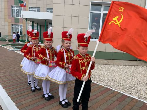 В детском саду № 11 «Шатлык» прошел парад Победы