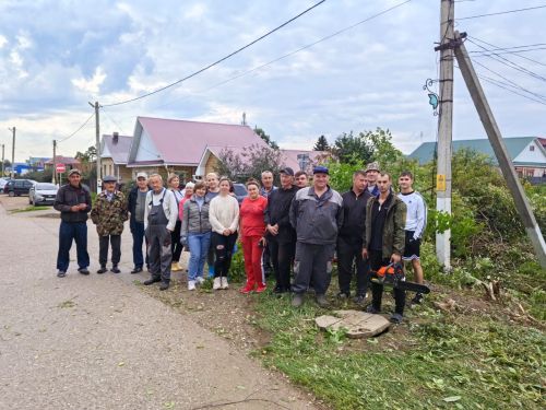 Мензелинцы приняли участие в общегородском субботнике