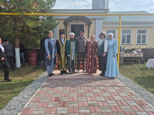 Фоторепортаж с торжественного мероприятия, посвященного 30-летию со дня открытия мечети имени Шарипзяна в деревне Атрякле