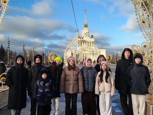Учащиеся Кузембетьевской школы побывали в столице России
