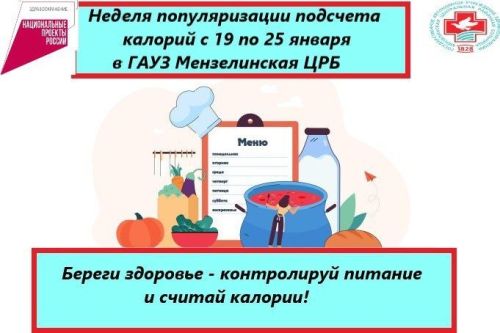 Неделя популяризации подсчёта калорий: шаг к осознанному питанию и здоровью