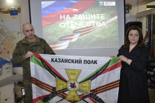 В Мензелинске открылась экспозиция, посвященная участникам СВО