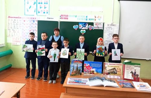 В Кадрякове провели конкурс рисунков на День защитника Отечества