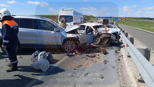 Смертельное ДТП на М-12: погибла пассажирка Hyundai, 7 раненых
