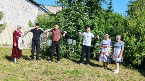 В Мензелинске организовали праздник для школьников по мотивам Сабантуя