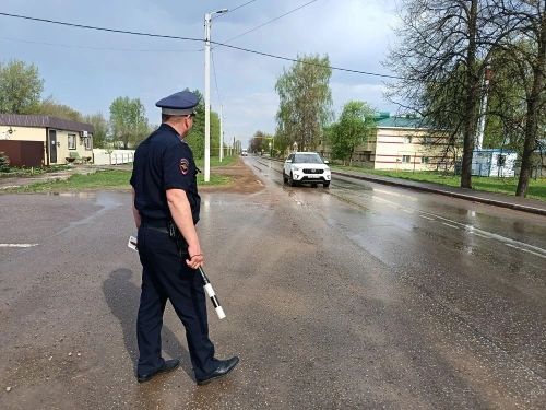 Сотрудники ГИБДД Мензелинского района поздравили водителей с 9 мая