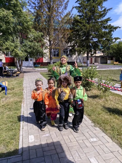 В детском саду №8 «Солнышко» прошел праздник Сабантуй