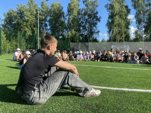 Лагерь «Олимпиец» посетил Чемпион мира  по борьбе на поясах Егор Юнзель