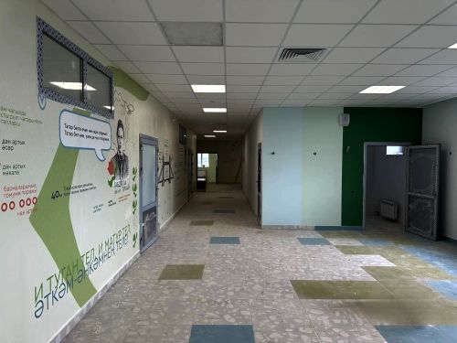 Строительство новой школы в микрорайоне Садак продолжается