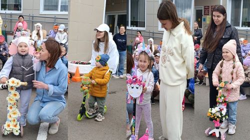 В детском саду «Балачаке» прошёл «Фестиваль самокатов»: безопасность, спорт и семейный драйв