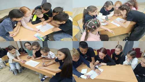 В пришкольном лагере гимназии прошла познавательная игра по безопасности дорожного движения