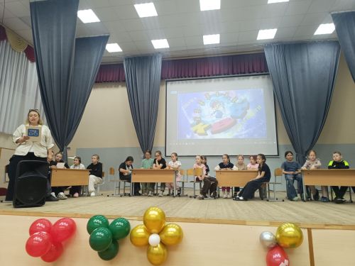 В пришкольном лагере гимназии прошла познавательная игра по безопасности дорожного движения