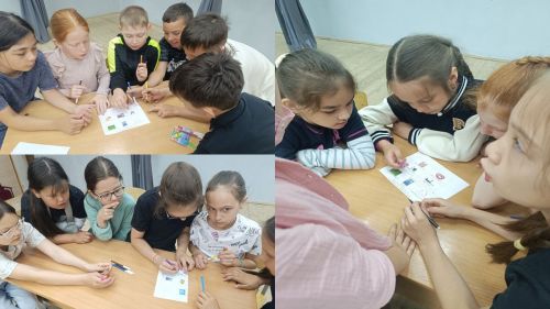 В пришкольном лагере гимназии прошла познавательная игра по безопасности дорожного движения
