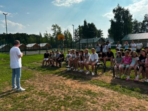 Помощник главы района провел урок безопасности для детей