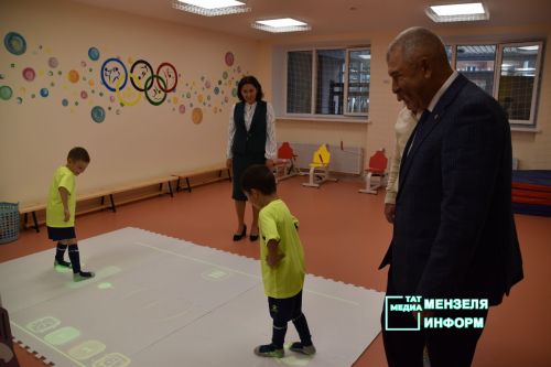 В Мензелинске открыли обновленный детский сад «Алтынчэч»