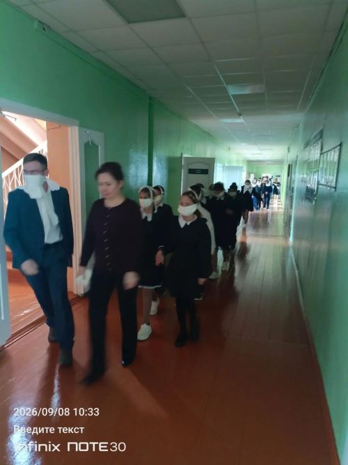 В Кузембетьевской средней школе прошли тренировочные учения по эвакуации при пожаре