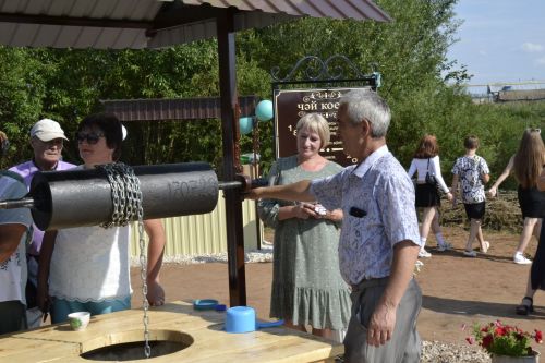 ФОТОГАЛЕРЕЯ: Кызыл Төбәктә тарихи "Чәй коесы" төзекләндерелде