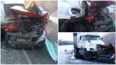 В ГИБДД РТ рассказали, как произошло ДТП с грузовиком, подмявшим «под себя» Hyundai