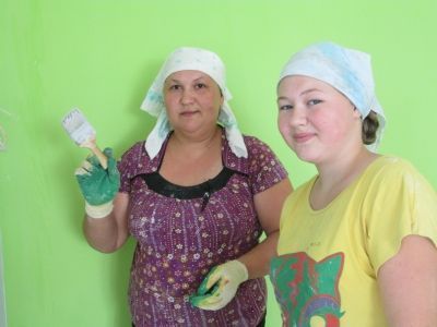 Учащаяся гимназии Наиля Галиева трудится на благо района