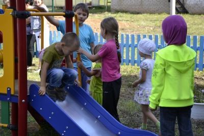 Детские сады Мензелинского района украшают архитектурными сооружениями