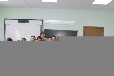 В гимназии г.Мензелинск прошел классный час, приуроченный к юбилею Минтимера Шаймиева