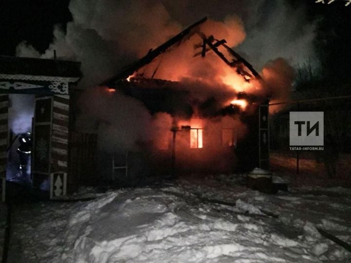 На пожаре в Татарстане погибли сын и его престарелая мать