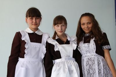 Выпускной класс Калтаковской средней школы