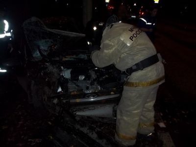 Появилось видео с места ДТП в Челнах, где погиб водитель из села Мензелинского района
