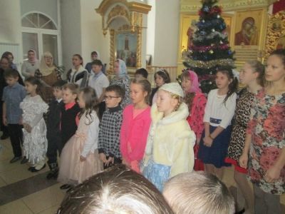 В Никольском кафедральном соборе Мензелинска состоялась рождественская елка для детей воскресной школы