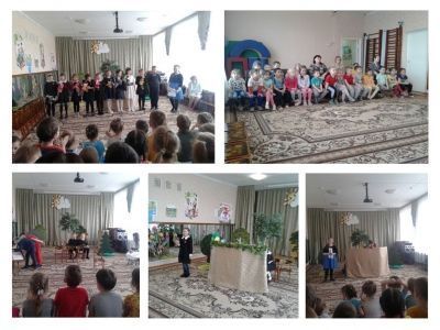 Юные актеры школы №3 показали спектакль в детском саду