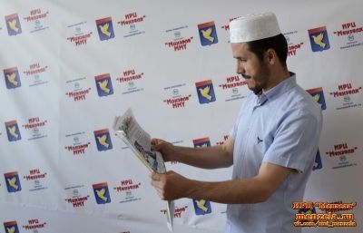 Коран-хафиз из Турции Саим Чай: «Наши газеты очень широкие, а вашу - удобно держать в руках и читать»