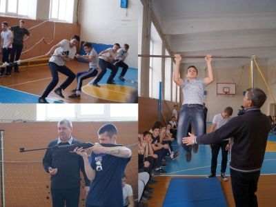 Традиционное спортивное мероприятие «А ну-ка, парни!» в средней школе №2 Мензелинска