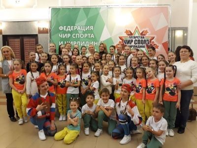 Мензелинские спортсменки - первые официальные Чемпионы Республики Татарстан по Чир спорту и Чирлидингу