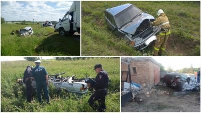 «Кровавые» выходные в Татарстане: в ДТП с трактором, гаражом и авто погибли 9 человек