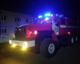 МЧС России ликвидировали последствия пожара в Мензелинске