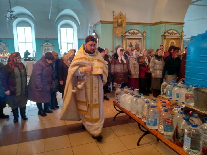 Крещение Господне отмечали православные жители Мензелинска