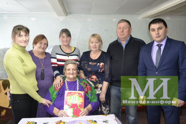Еще одна жительница Мензелинского района Татьяна Кузнецова перешагнула 90-летний рубеж