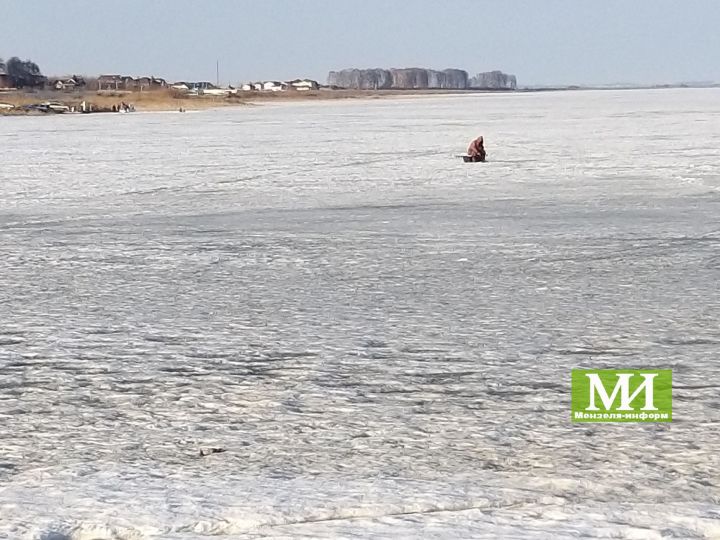 Вниманию рыбаков! Толщина льда на водоёмах республики не везде достигла безопасных значений