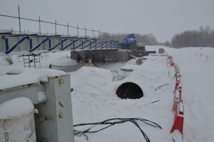 Реконструкция моста рядом с селом Балтаево