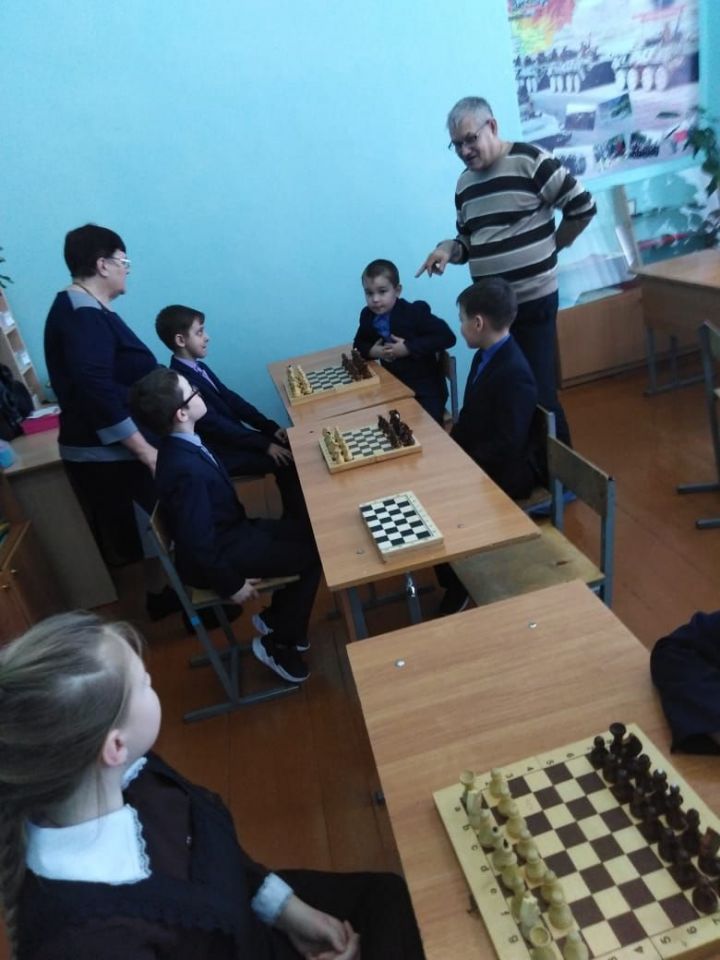 Мастер-класс по шахматам в Николаевке
