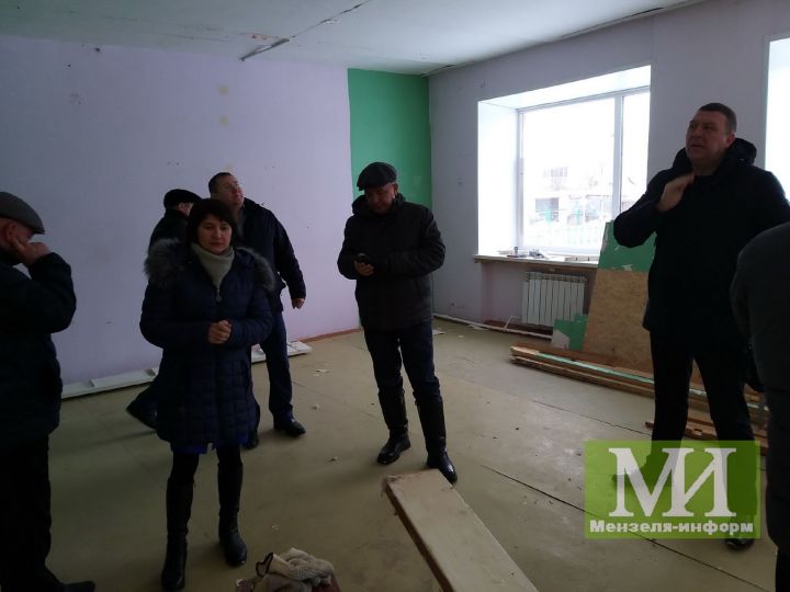В садике №4 города Мензелинск начались ремонтные работы