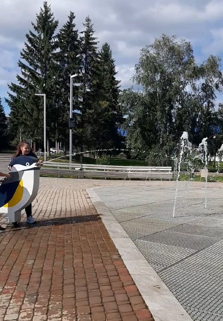 В парке Мусы Джалиля заработал фонтан