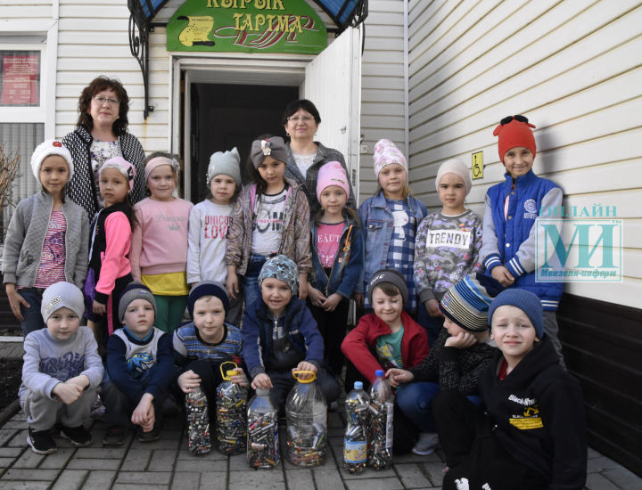 Детский сад  «Балачак» присоединился к акции «Сдай батарейку - спаси ёжика»