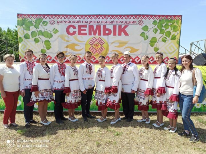 Сегодня в Актанышском районе, с. Мари-Суксы прошел марийский праздник Семык, за активное участие ансамбль Мари Кас наградили дипломом