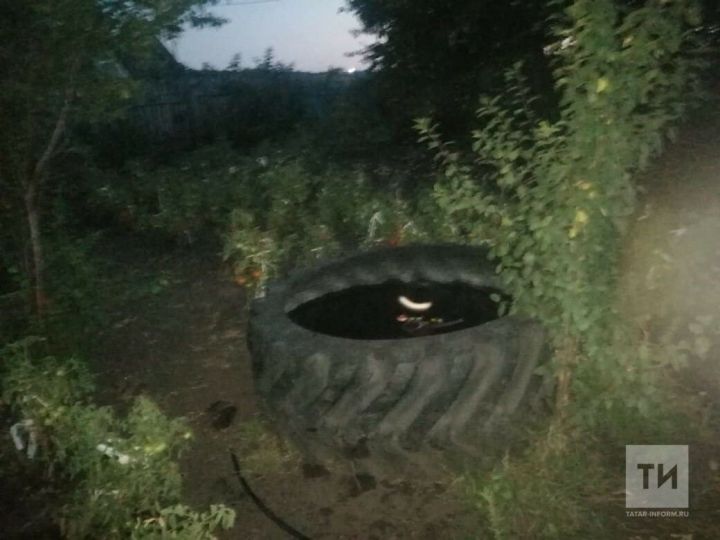 В Татарстане полуторагодовалый ребенок утонул в покрышке от трактора