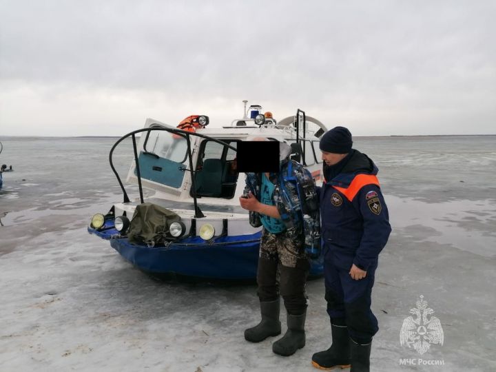 В Татарстане рыбак провалился под лед