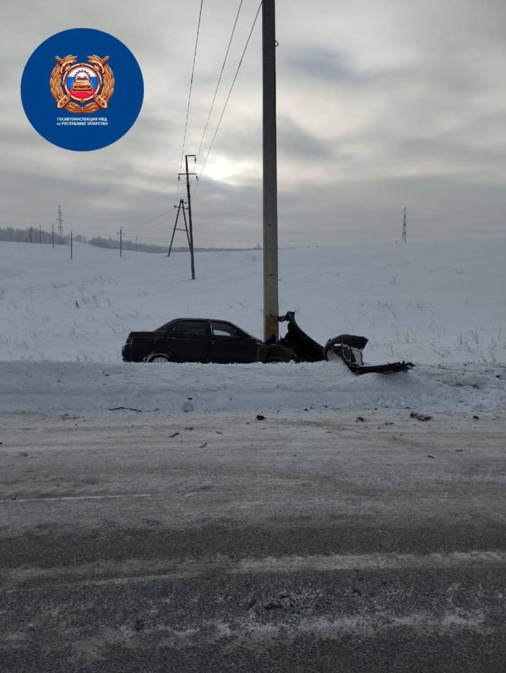 В Татарстане при столкновении двух автомобилей погиб один человек